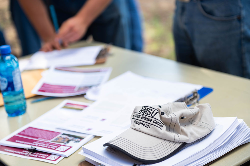 Tucumcari baseball cap on a table 